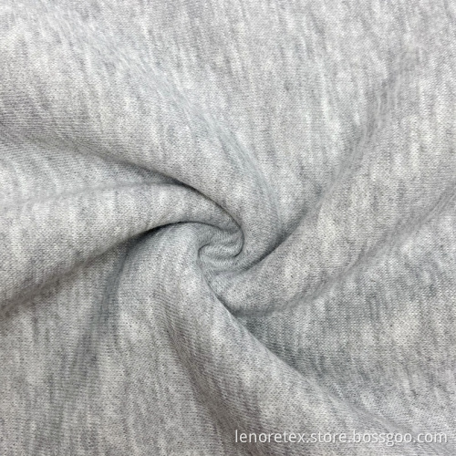 TC Brushed Knit DTY French Terry Fleece Fabric